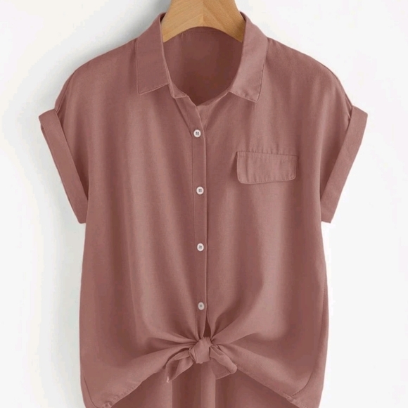 Pink Button Down Shirt - Picture 4 of 7